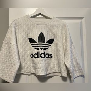 ADIDAS textured 3/4 shirt
